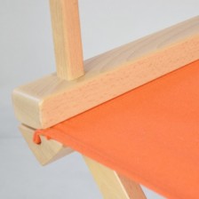 Dettaglio tessuto sedia regista da esterno
