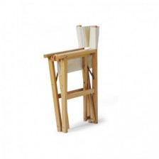 Sedia pieghevole salvaspazio in legno di faggio