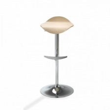 Sgabello di design con base a tromba